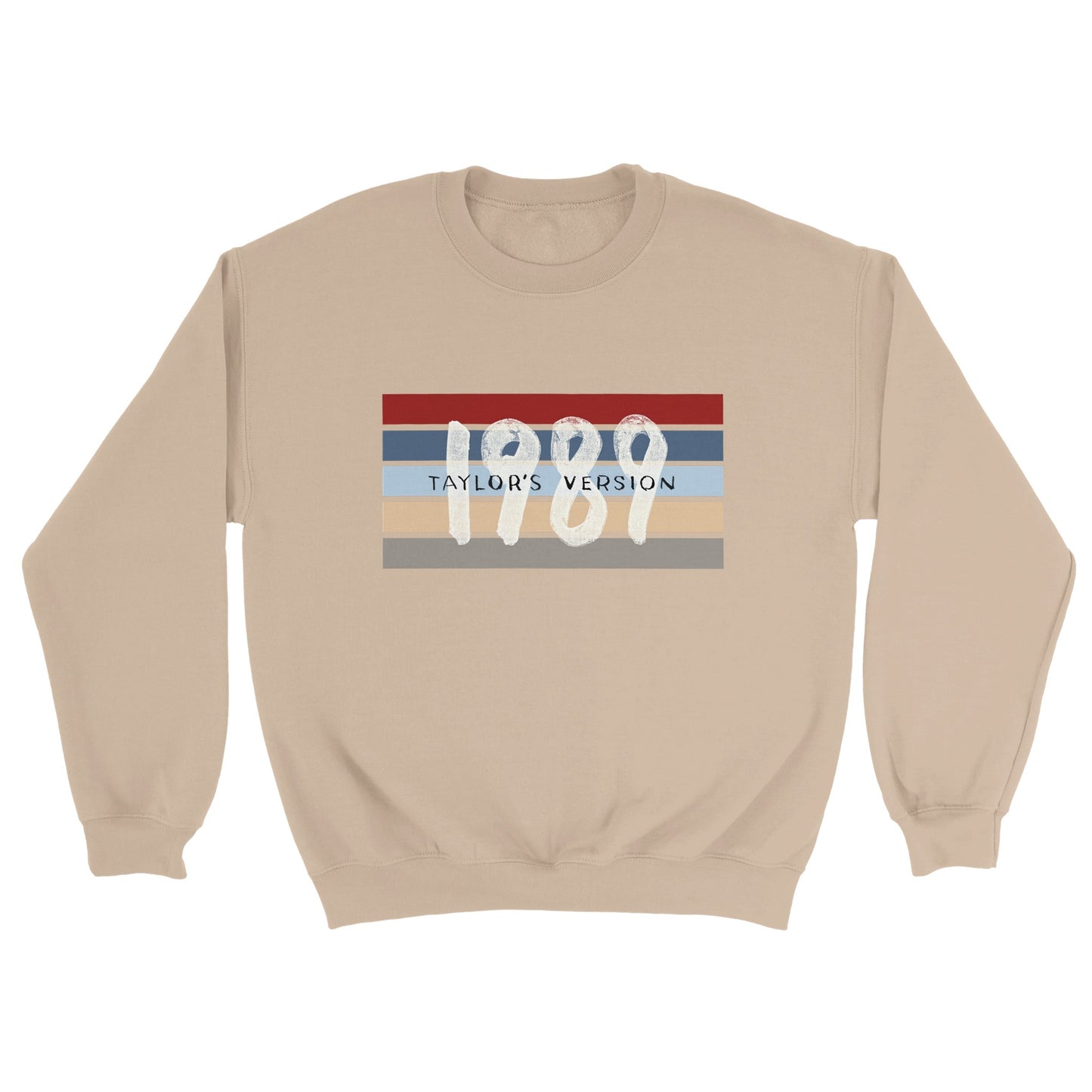 Adult | 1989 Striped Crewneck Sweatshirt