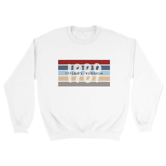 Adult | 1989 Striped Crewneck Sweatshirt