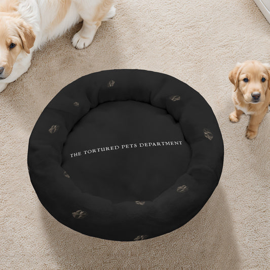 Tortured Pets Round Pet Bed (23X23in)