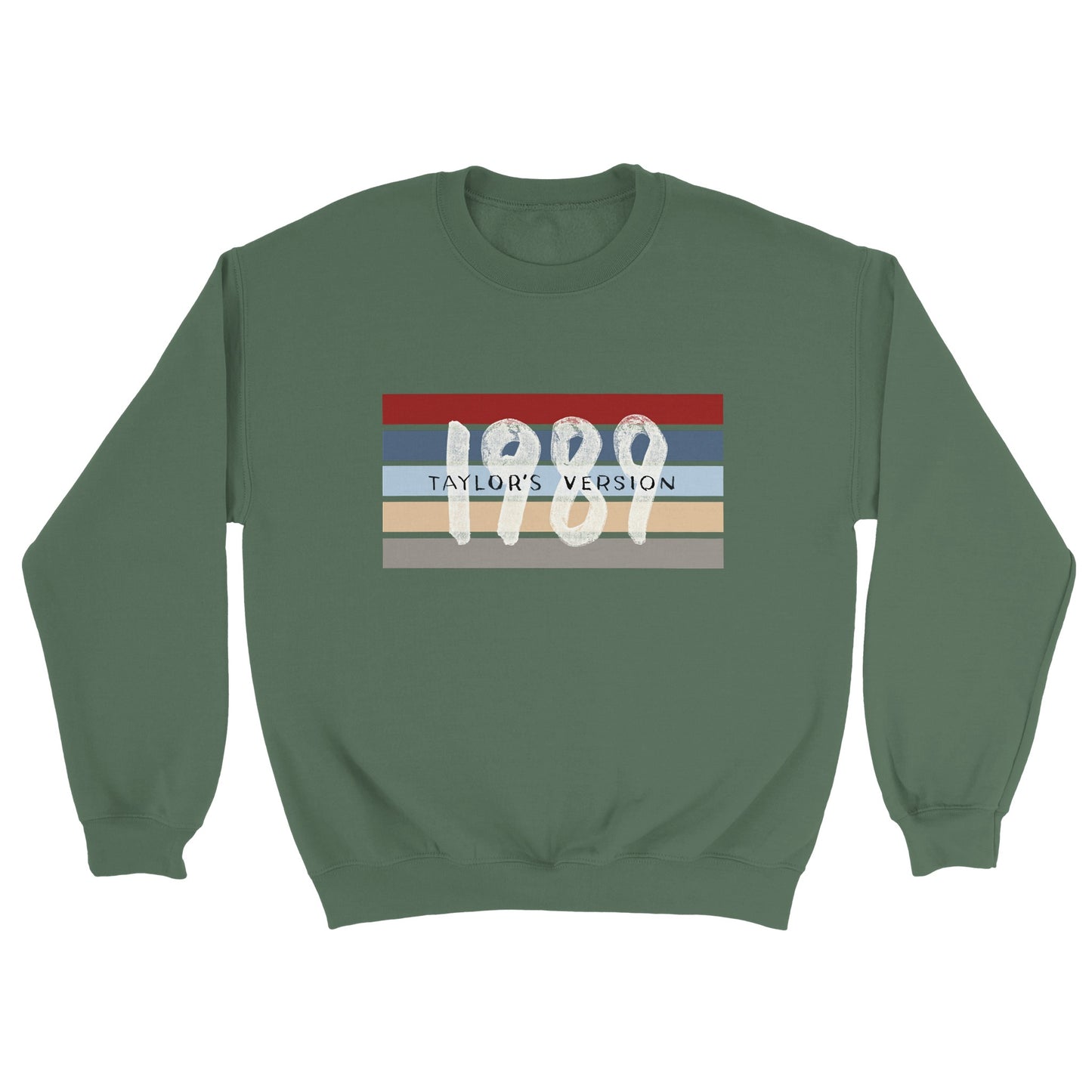 Adult | 1989 Striped Crewneck Sweatshirt