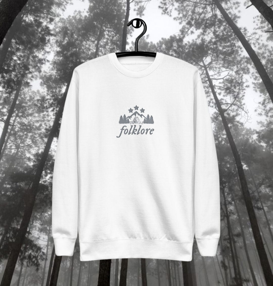 Adult | Embroidered Folklore Cabin Sweatshirt