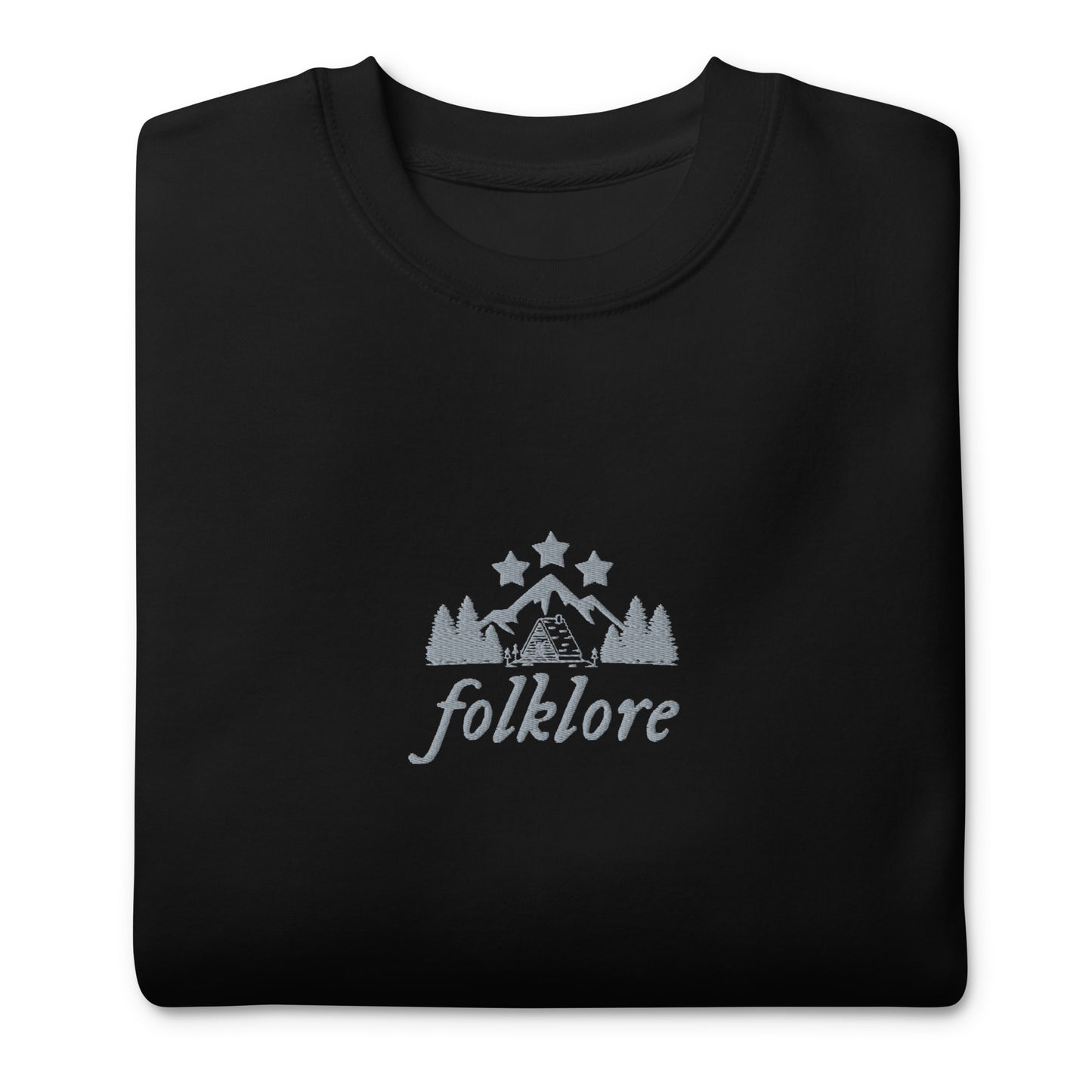 Adult | Embroidered Folklore Cabin Sweatshirt