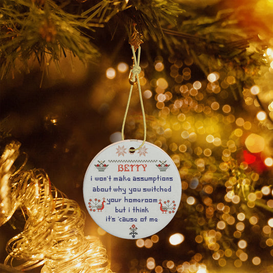 Festive Folklore Betty | Ceramic Christmas Tree Ornament